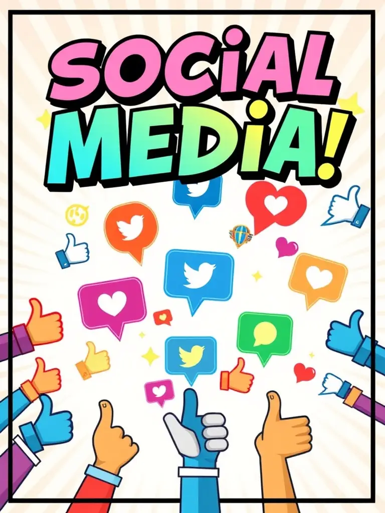 A collage of social media posts and engagement metrics, illustrating Limitless Digital Solutions' Social Media Marketing service.